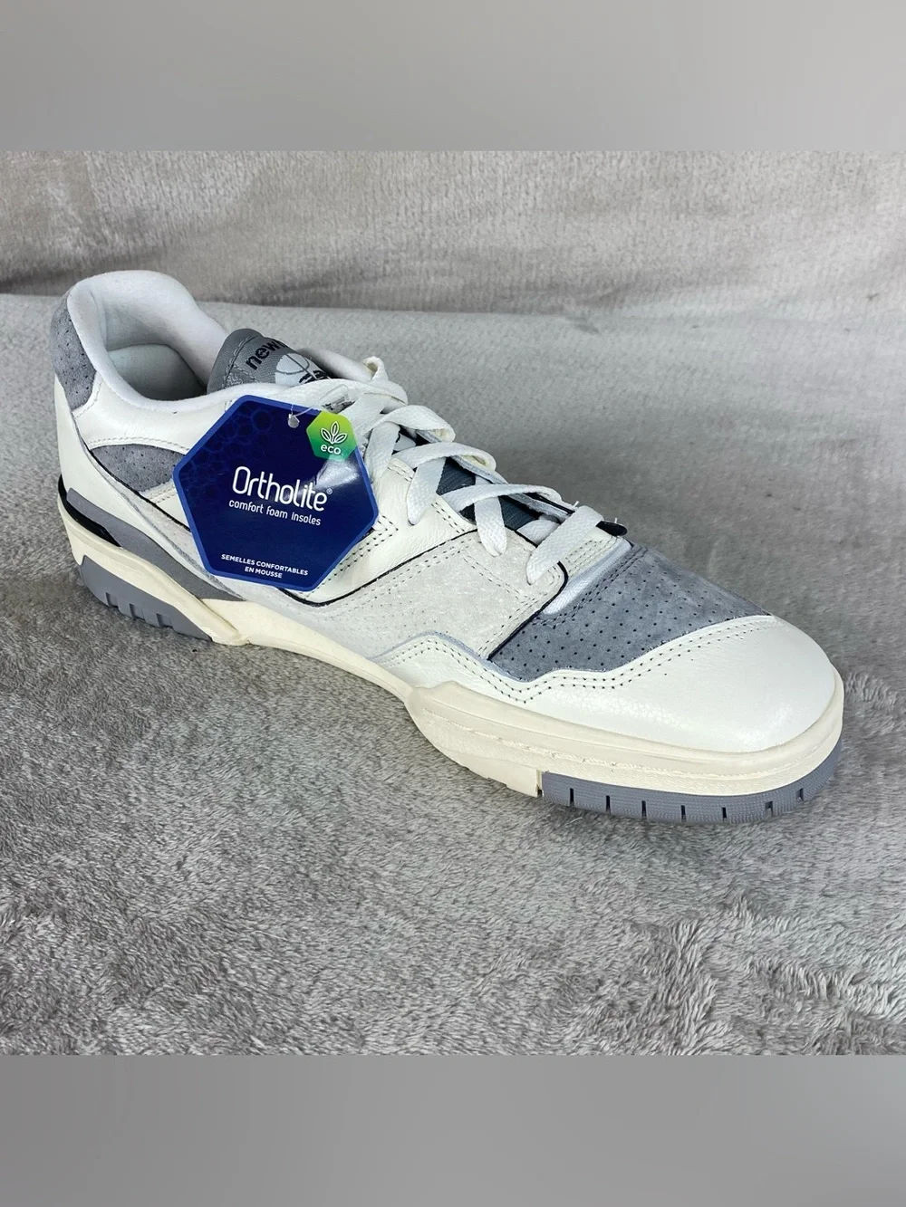 New Balance 550 Sea Salt Grey Leather Mens Size 13 Basketball Shoes BB550LEM NEW